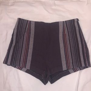 Free people Newman Gray high rise shorts size 2